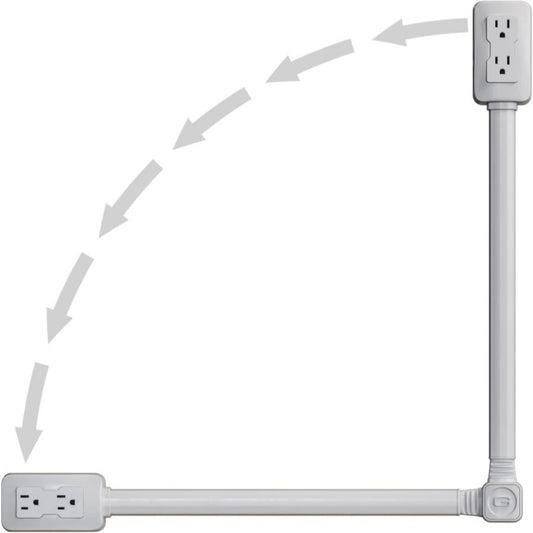 New Product Electrical Outlet Extender Power Socket Sofa Bedside Rotating Extender